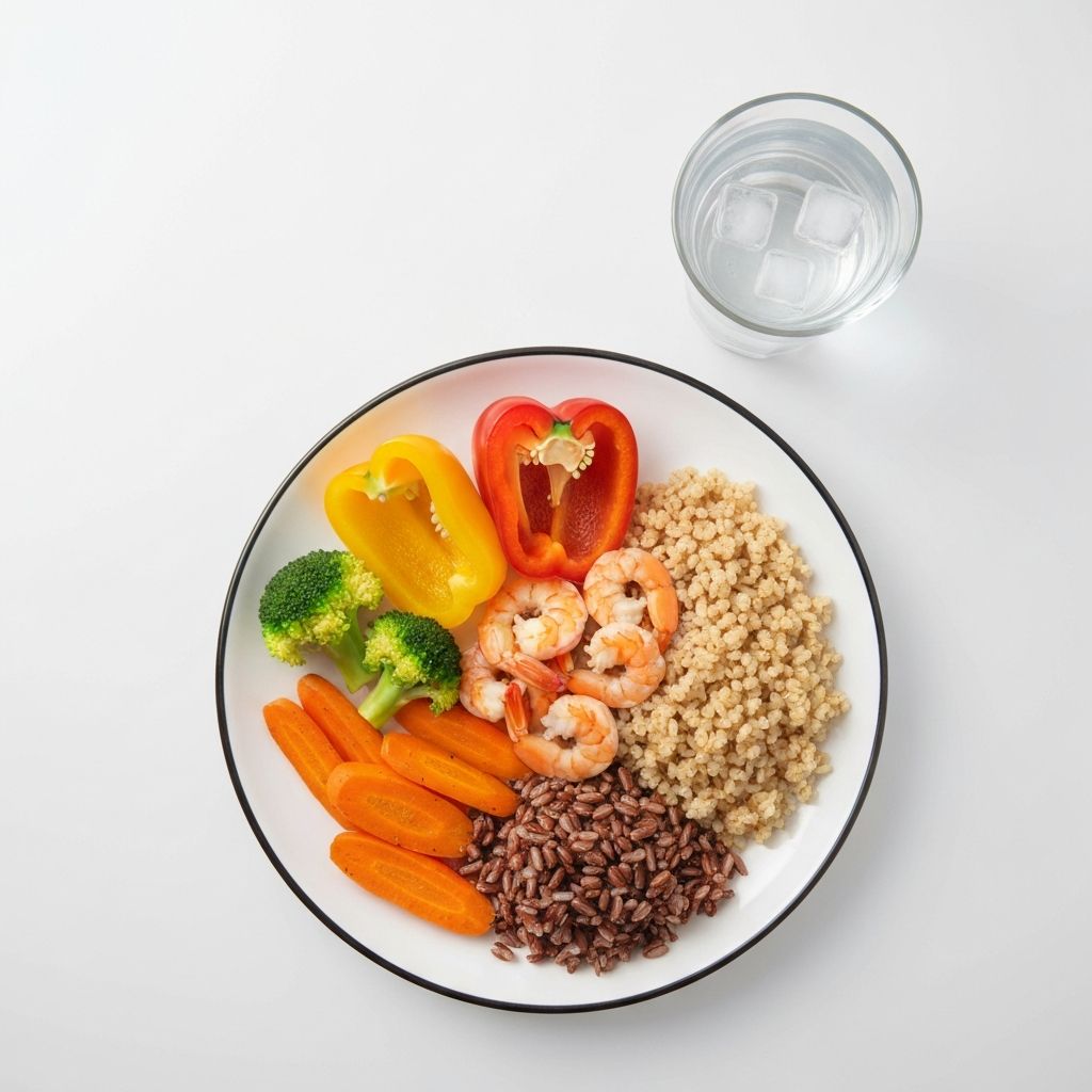 Balanced nutrition plate